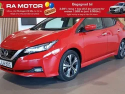 Röd Begagnad 2020 Nissan Leaf 360º Halvkombi | 129 800 kr (Superpris)