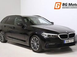 Svart Begagnad 2018 BMW 520 Sport Line Kombi | 219 700 kr (Marknadspris)