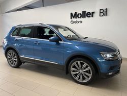 Blå (caribbean blue metallic) Begagnad 2019 VW Tiguan GT SUV | 264 900 kr (Marknadspris)