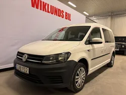 Vit Begagnad 2018 VW Caddy Maxi Life S Minibuss | 179 900 kr