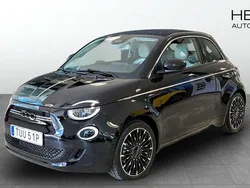 Svart (black) Ny 2024 Fiat 500e Cab | 329 900 kr (Dyr)