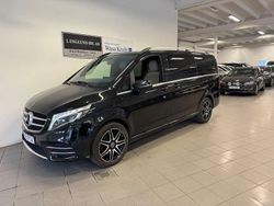 Svart Begagnad 2018 Mercedes V250 Avantgarde Minibuss | 549 900 kr (Dyr)