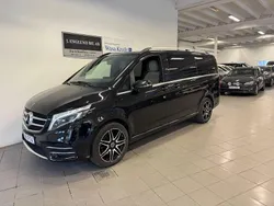 Svart Begagnad 2018 Mercedes V250 Avantgarde Minibuss | 549 900 kr (Dyr)