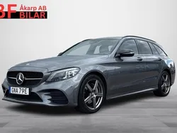 Grå Begagnad 2020 Mercedes C220 AMG line Kombi | 269 500 kr (Marknadspris)