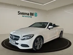 Vit Begagnad 2017 Mercedes C180 Avantgarde Cab | 299 900 kr (Marknadspris)