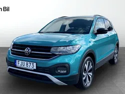 Grön (makena turquois metallic) Begagnad 2021 VW T-Cross SUV | 189 900 kr (Marknadspris)