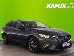 Silver/grå Begagnad 2017 Mazda 6 Optimum Kombi | 184 800 kr (Marknadspris)