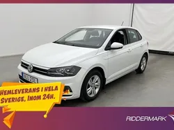 Vit Begagnad 2019 VW Polo Halvkombi | 134 800 kr (Marknadspris)