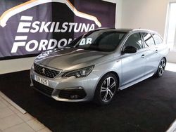 Grå Begagnad 2018 Peugeot 308 GT Kombi | 136 900 kr (Marknadspris)