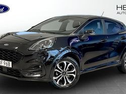 Svart (black) Begagnad 2022 Ford Puma Gen-E ST-Line SUV | 219 900 kr (Lite dyr)
