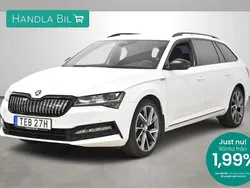 Vit Begagnad 2021 Skoda Superb SportLine Kombi | 289 900 kr (Lite dyr)