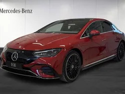 Röd (red) Ny 2025 Mercedes EQE350 AMG line Sedan | 886 450 kr (Lite dyr)