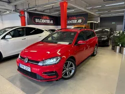 Röd Begagnad 2018 VW Golf VII R-line Kombi | 139 900 kr (Marknadspris)