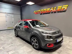 Grå Begagnad 2016 Citroën C3 Shine Halvkombi | 94 900 kr (Marknadspris)
