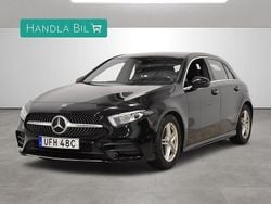 Svart Begagnad 2019 Mercedes A180 AMG Halvkombi | 219 900 kr (Marknadspris)