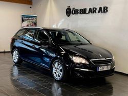 Svart Begagnad 2015 Peugeot 308 Active Kombi | 74 900 kr (Lite dyr)