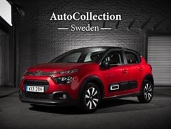 Röd Begagnad 2020 Citroën C3 PureTech Halvkombi | 164 000 kr (Lite dyr)