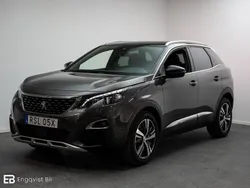 Mörkgrå Begagnad 2019 Peugeot 3008 GT-line SUV | 219 800 kr (Marknadspris)