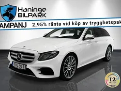 Vit Begagnad 2018 Mercedes E220 AMG line Kombi | 359 900 kr (Dyr)