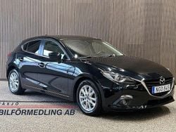 Svart Begagnad 2016 Mazda 3 Inclusive Halvkombi | 129 900 kr (Marknadspris)