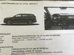 Svart Begagnad 2023 Skoda Kodiaq Style SUV | 325 000 kr (Superpris)