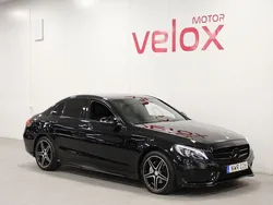 Svart Begagnad 2015 Mercedes C220 AMG line Sedan | 194 900 kr (Marknadspris)