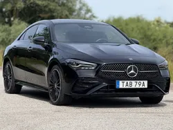 Svart Begagnad 2024 Mercedes CLA250e AMG Sedan | 439 900 kr (Lite dyr)