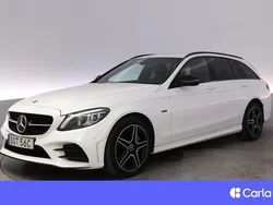 Vit Begagnad 2021 Mercedes C300e AMG Kombi | 259 900 kr (Marknadspris)