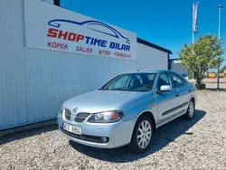 Ljusblå (blå) Begagnad 2004 Nissan Almera Sedan | 39 900 kr (Lite dyr)