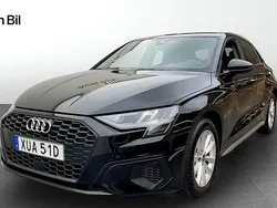 Svart Begagnad 2022 Audi A3 Sportback Proline Halvkombi | 244 000 kr (Marknadspris)