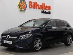 Blå Begagnad 2017 Mercedes CLA220 Shooting Brake AMG Kombi | 199 900 kr (Marknadspris)
