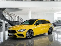 Gul (solgul) Begagnad 2019 Mercedes CLA35 AMG Shooting Brake AMG Kombi | 449 000 kr