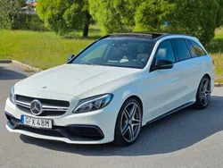 Vit Begagnad 2017 Mercedes C63 AMG AMG Kombi | 375 000 kr (Bra pris)
