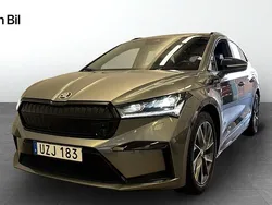 Grå Begagnad 2022 Skoda Enyaq iV SportLine SUV | 429 900 kr (Marknadspris)