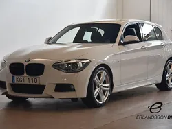 Vit Begagnad 2015 BMW 116 M Sport Halvkombi | 129 900 kr (Marknadspris)