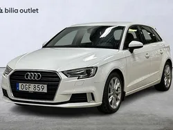 Vit Begagnad 2016 Audi A3 Sportback Sport Halvkombi | 139 900 kr (Marknadspris)