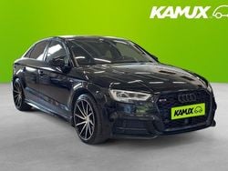 Svart Begagnad 2018 Audi A3 S-Line Sedan | 209 800 kr (Marknadspris)