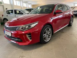 Röd Begagnad 2016 Kia Optima GT-Line Kombi | 144 000 kr (Marknadspris)