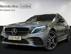 Grå Begagnad 2020 Mercedes C300e AMG Kombi | 299 000 kr (Marknadspris)
