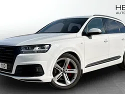 Vit (white) Begagnad 2019 Audi Q7 S-Line SUV | 438 700 kr (Bra pris)