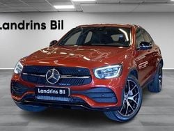 Röd Begagnad 2022 Mercedes GLC220 Premium Plus Sportkupé | 459 000 kr (Marknadspris)