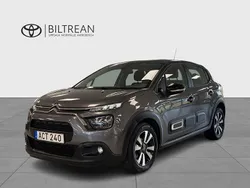 Grå Begagnad 2020 Citroën C3 PureTech Halvkombi | 139 000 kr (Marknadspris)