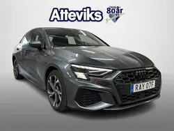 Grå Begagnad 2023 Audi A3 Sportback e-tron S-Line Sedan | 399 900 kr (Lite dyr)
