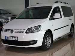 Vit Begagnad 2013 VW Caddy Maxi Minibuss | 134 500 kr