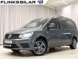 Ljusgrå (indiumgrå metallic) Begagnad 2017 VW Caddy Maxi Minibuss | 119 900 kr (Lite dyr)