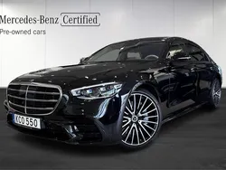 Svart (black) Begagnad 2021 Mercedes S400 Sedan | 1 195 000 kr