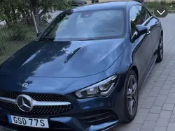 Blå Begagnad 2022 Mercedes CLA200 AMG Sportkupé | 349 000 kr (Marknadspris)