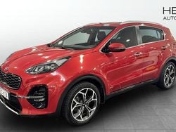 Röd metallic Begagnad 2019 Kia Sportage GT-Line SUV | 234 900 kr (Marknadspris)