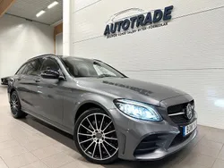 Grå Begagnad 2021 Mercedes C220 AMG Kombi | 279 900 kr (Marknadspris)
