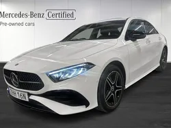 Vit Begagnad 2023 Mercedes A250 AMG line Sedan | 344 900 kr (Bra pris)